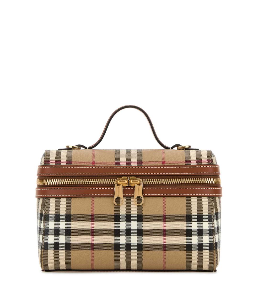 BURBERRY Бежевая сумка с короткими ручками, фото 1