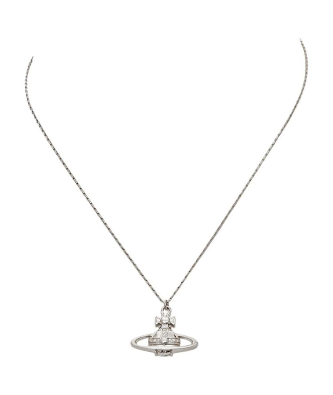 VIVIENNE WESTWOOD Серебряное латунное колье, фото 1