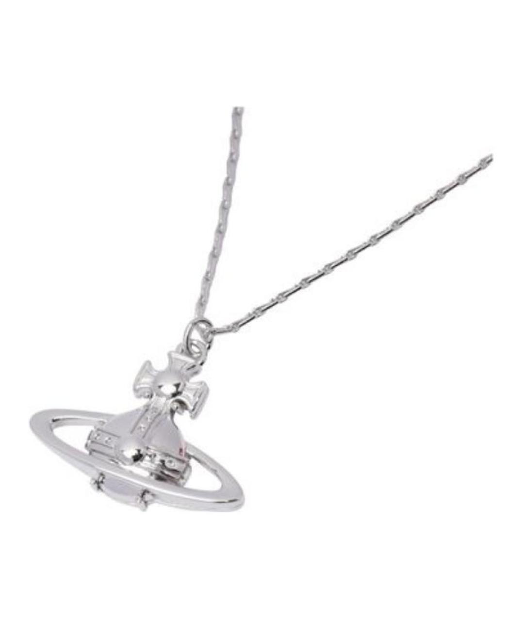 VIVIENNE WESTWOOD Серебряное латунное колье, фото 4