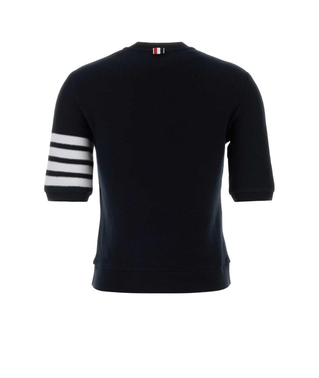 THOM BROWNE Синий хлопковый джемпер / свитер, фото 2