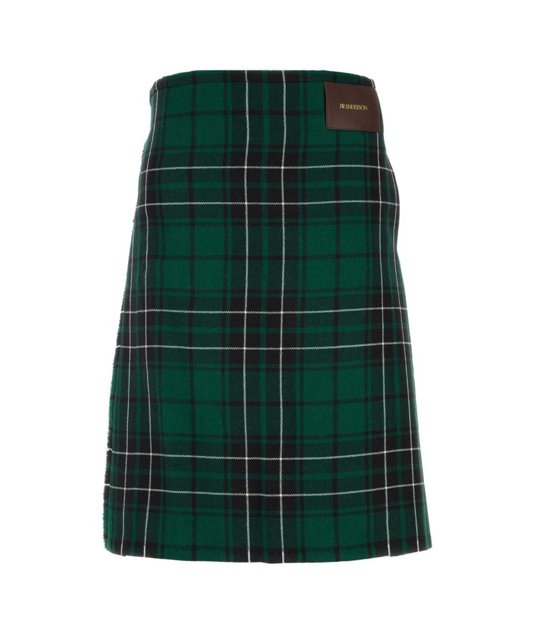 J.W.ANDERSON Мульти шерстяная юбка миди, фото 1