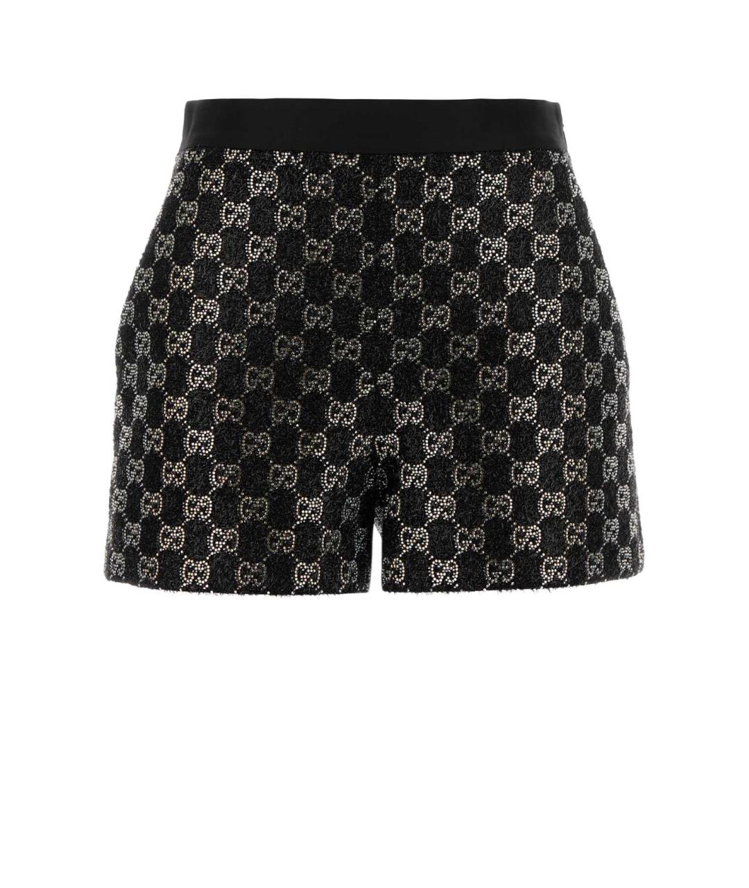 GUCCI Черные вискозные шорты, фото 1