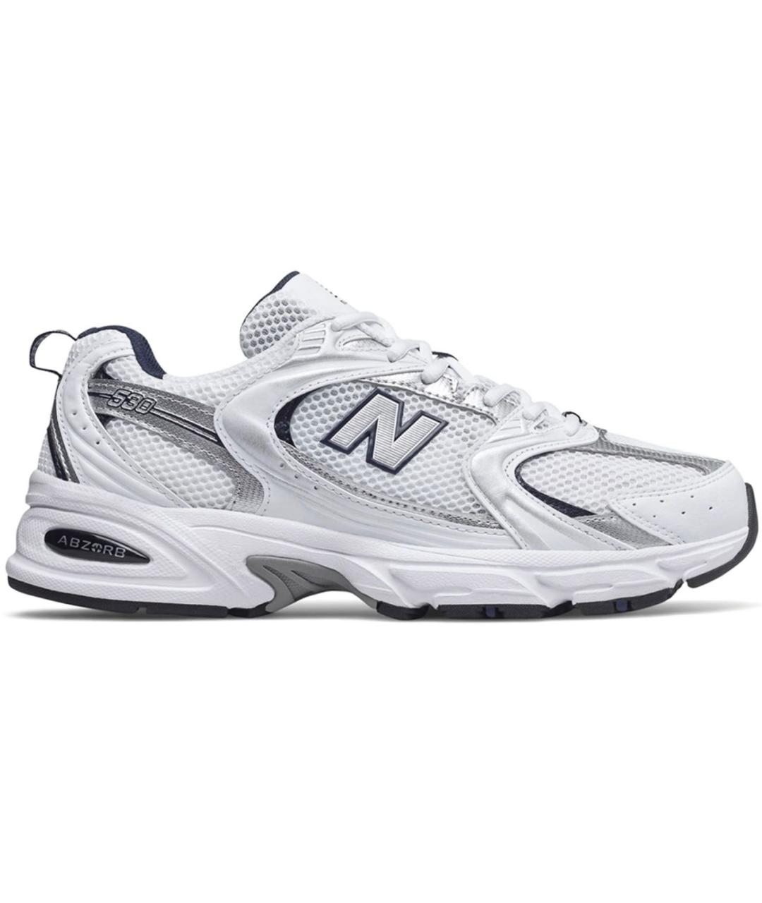 NEW BALANCE Белые текстильные кроссовки, фото 1