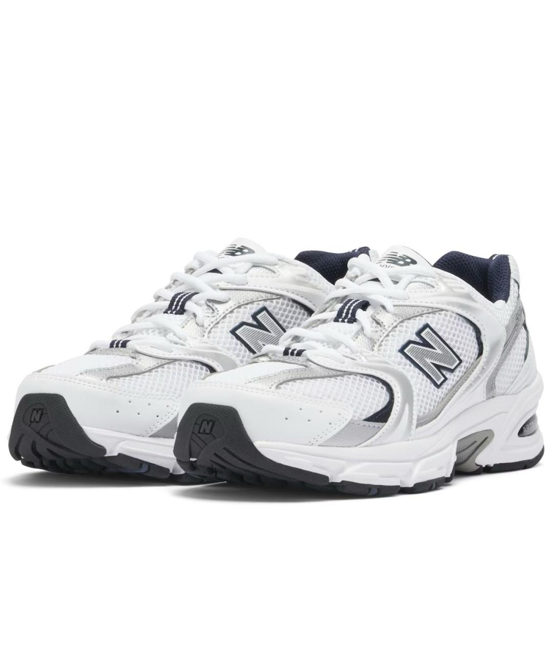 NEW BALANCE Белые текстильные кроссовки, фото 7