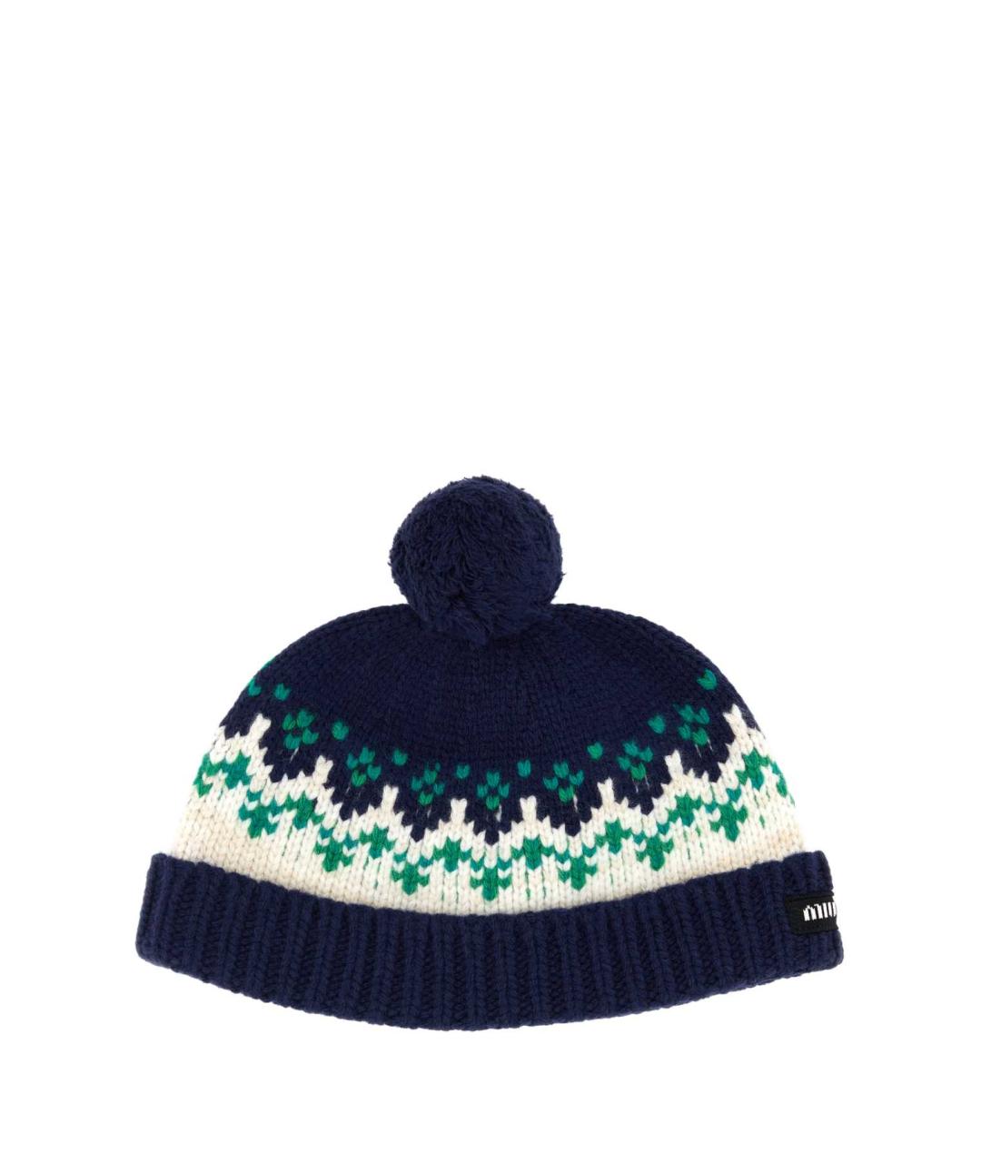 MIU MIU Мульти шерстяная шапка, фото 2