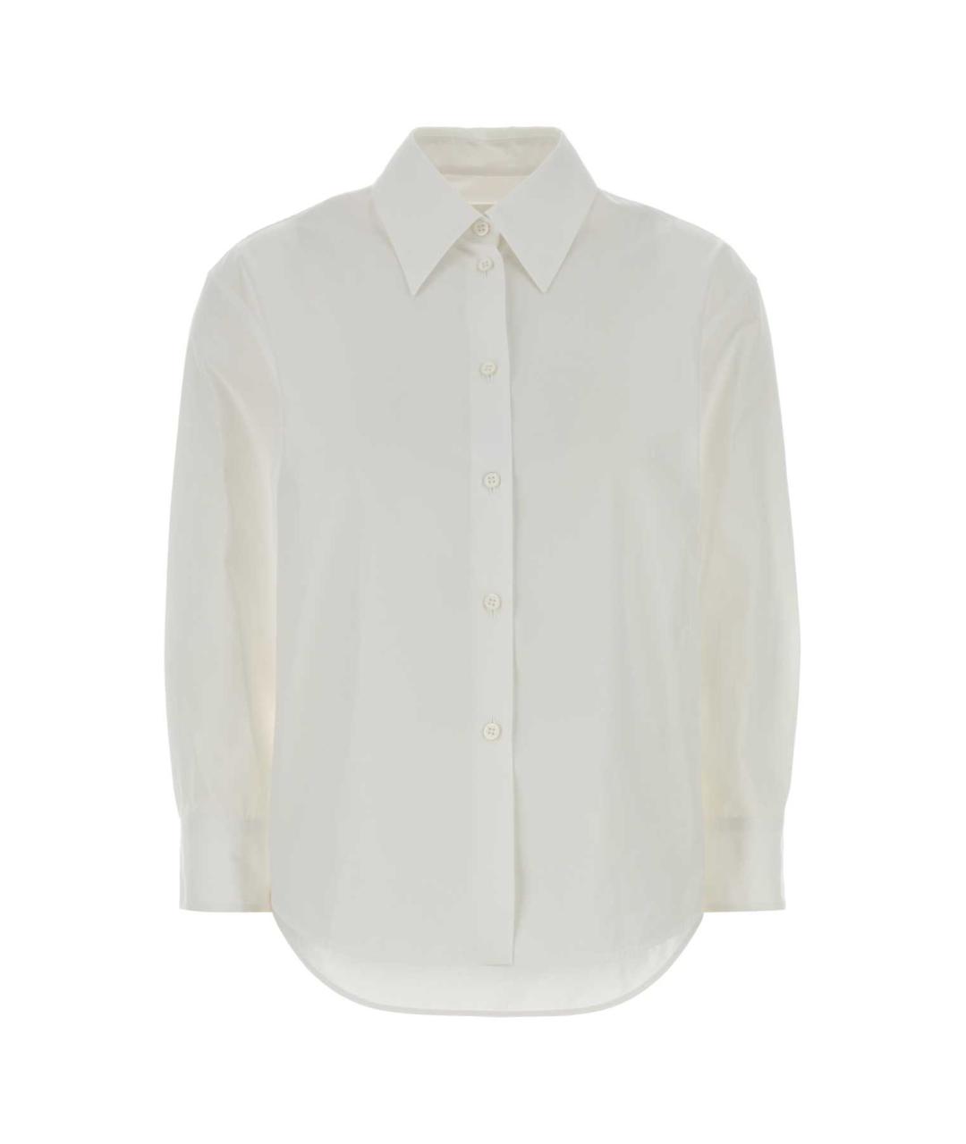 JIL SANDER Белая хлопковая рубашка, фото 1