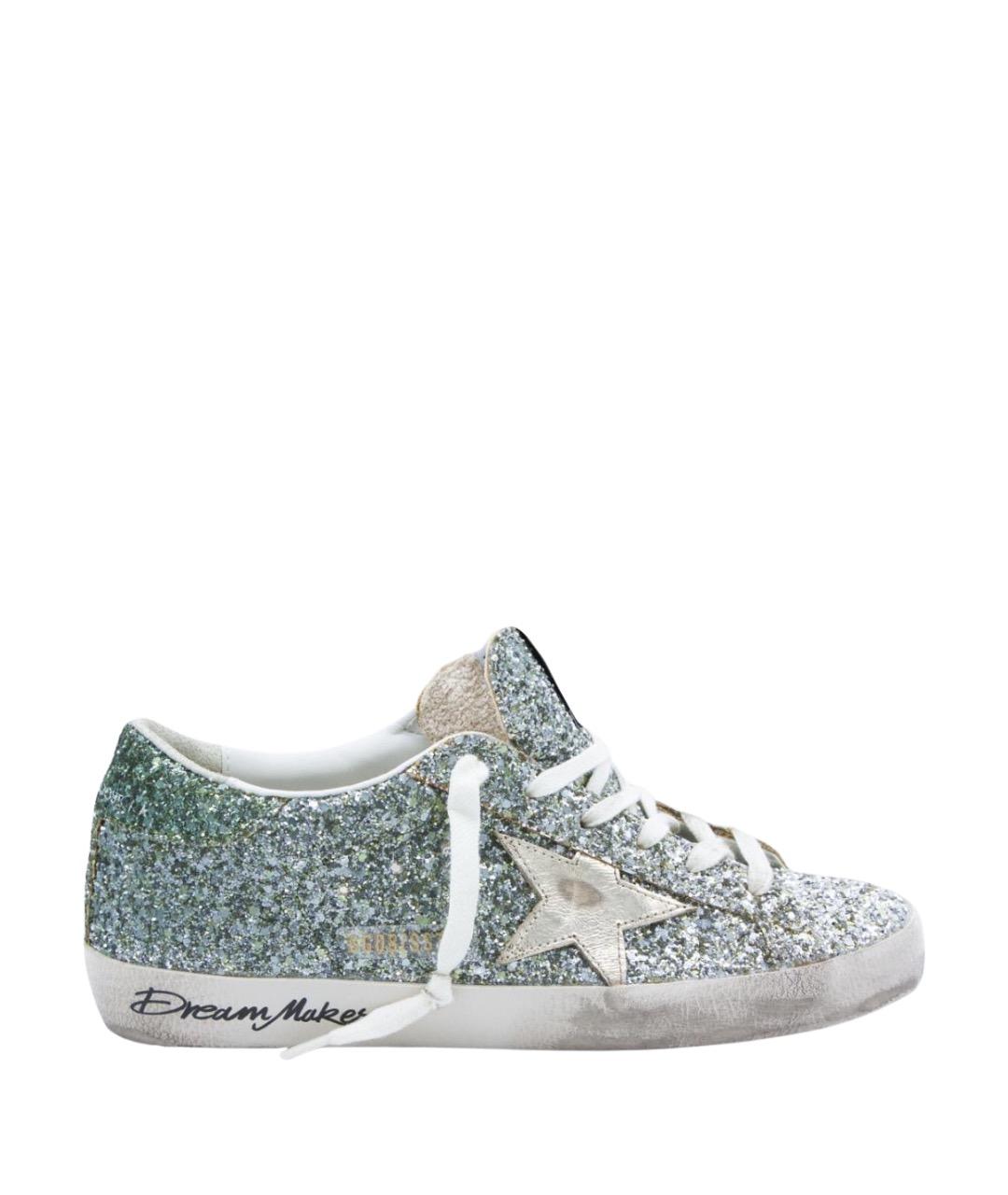 GOLDEN GOOSE DELUXE BRAND Серебряные кроссовки, фото 1