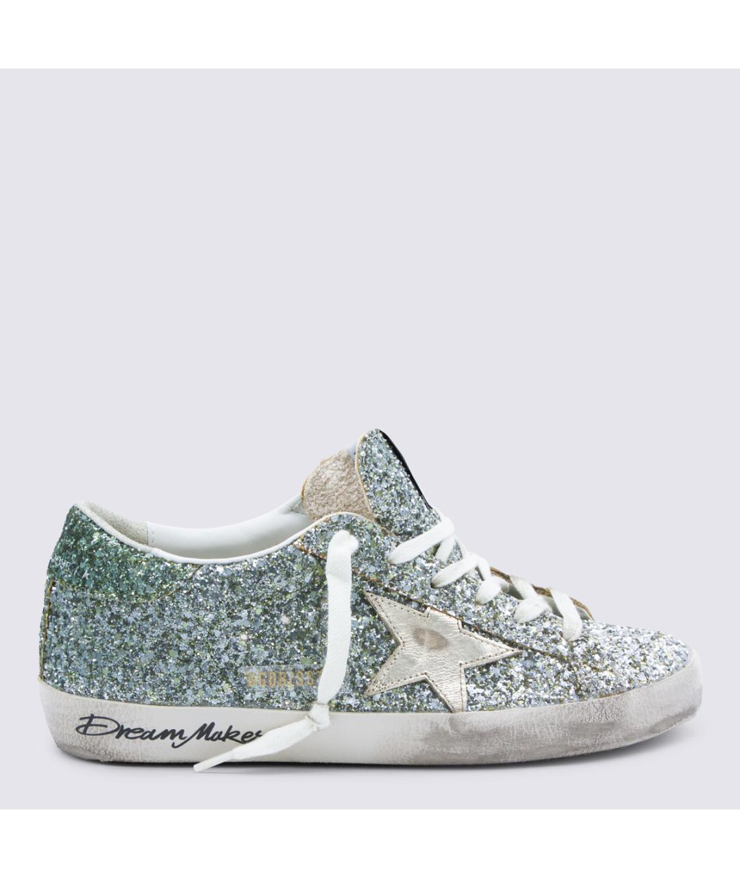 GOLDEN GOOSE DELUXE BRAND Серебряные кроссовки, фото 5