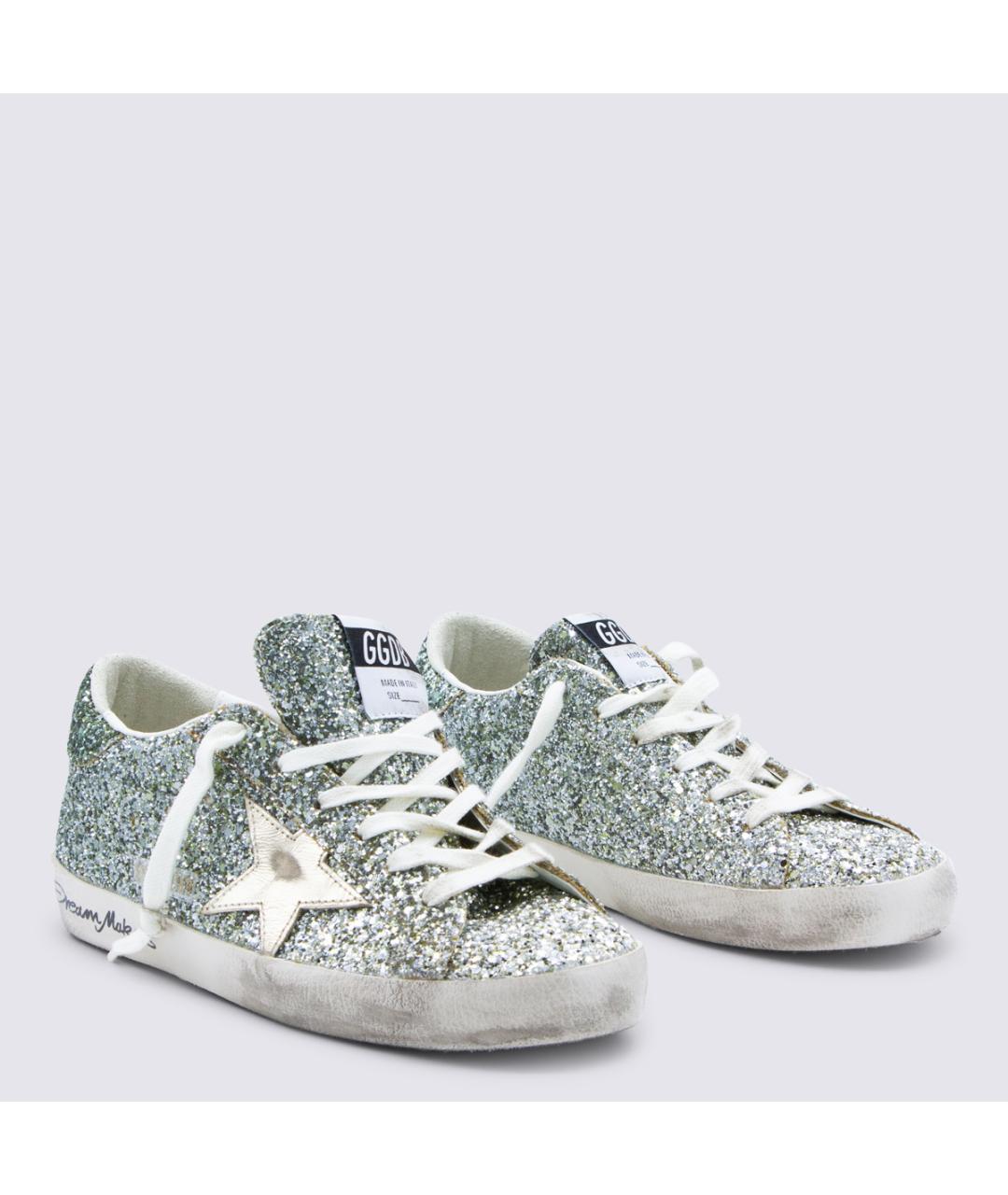 GOLDEN GOOSE DELUXE BRAND Серебряные кроссовки, фото 2