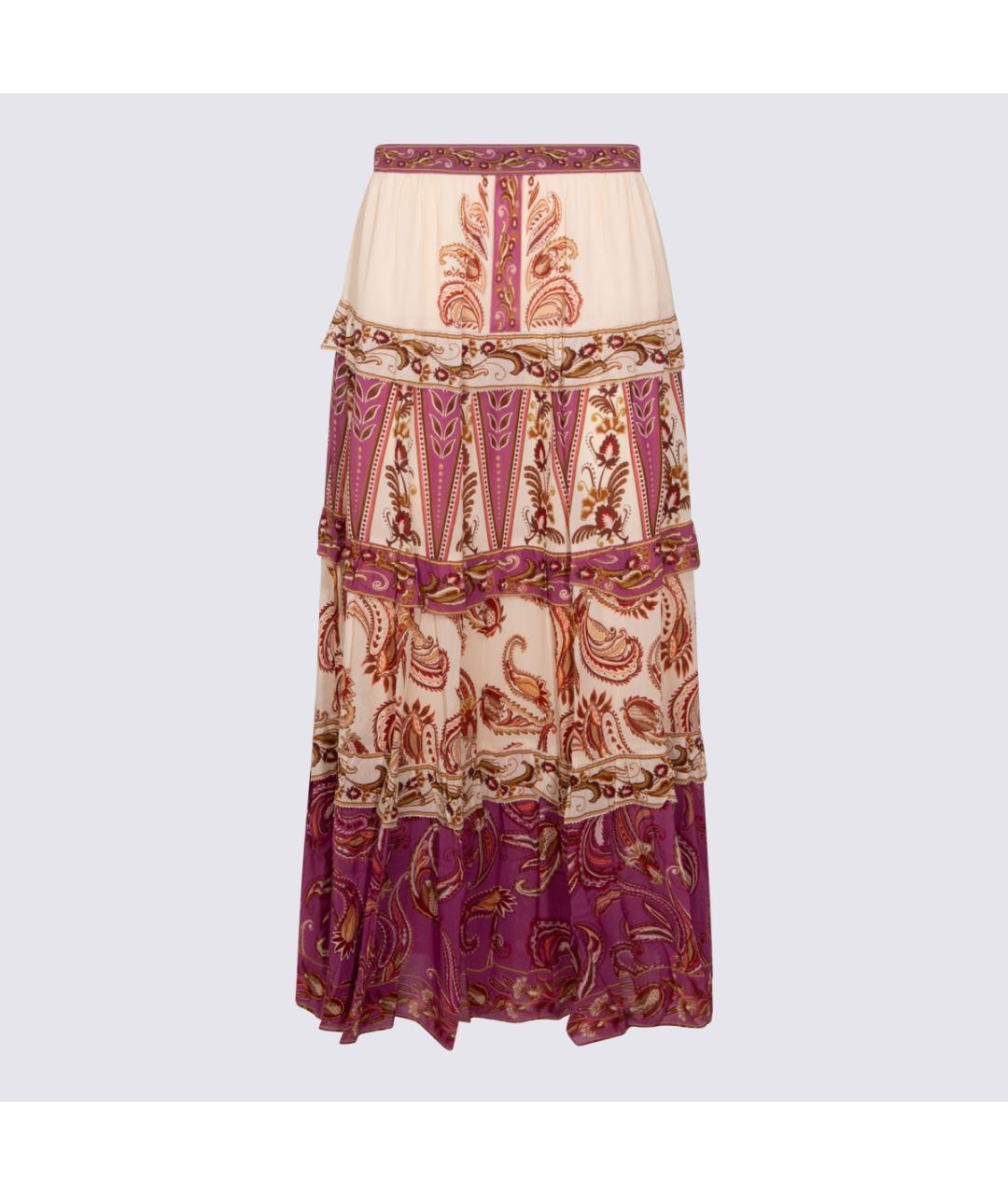 FARM RIO Мульти вискозная юбка миди, фото 4