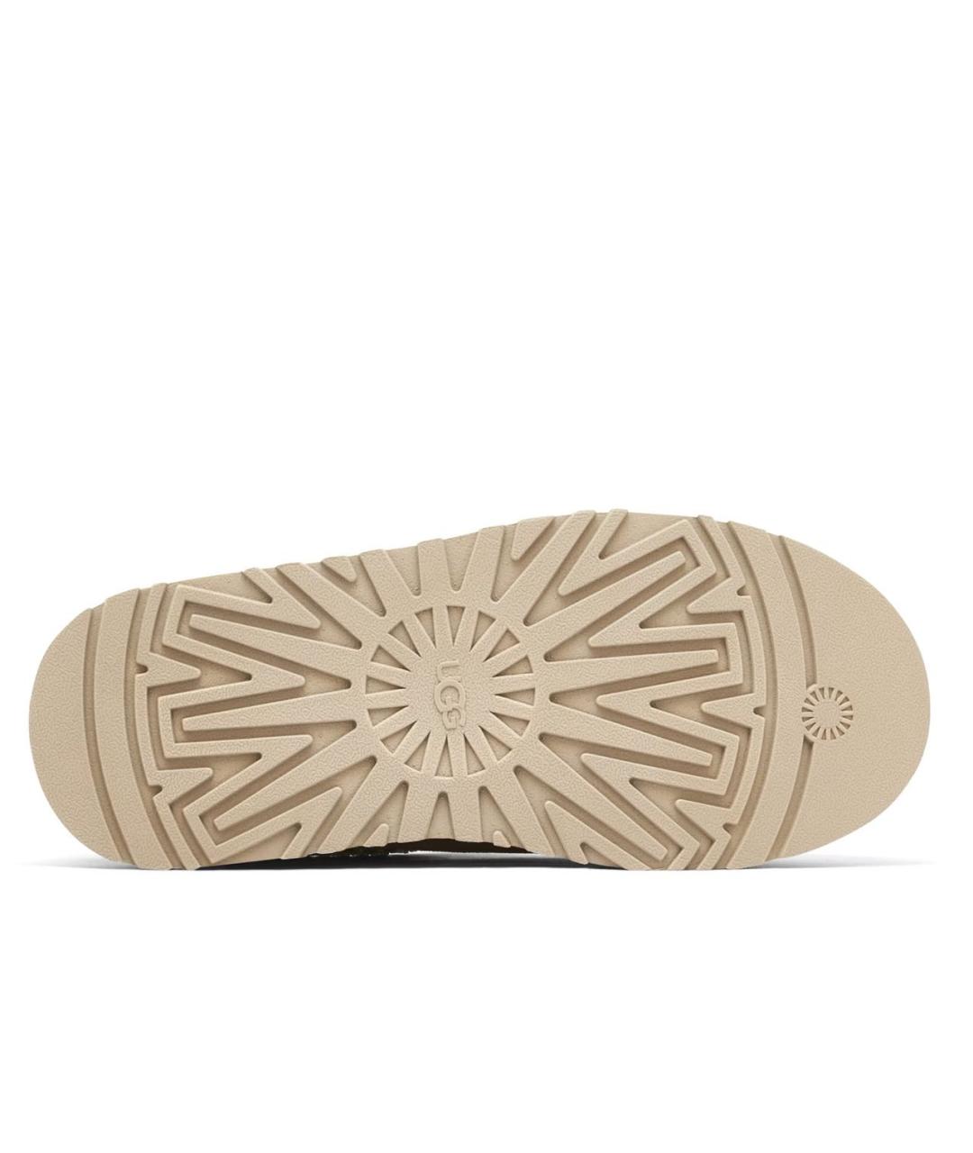 UGG AUSTRALIA Бежевые замшевые сабо, фото 7