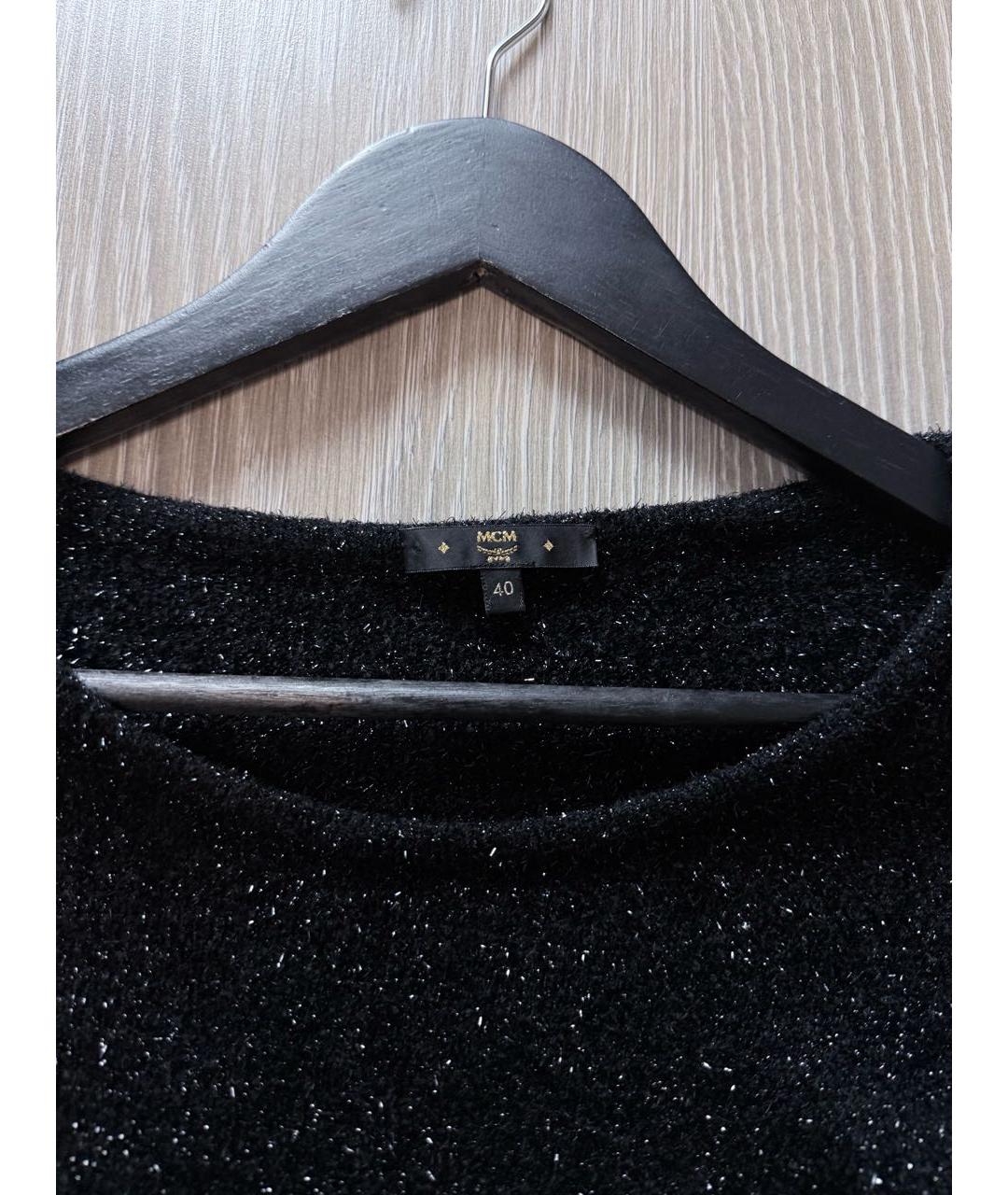 MCM Черный вискозный джемпер / свитер, фото 2