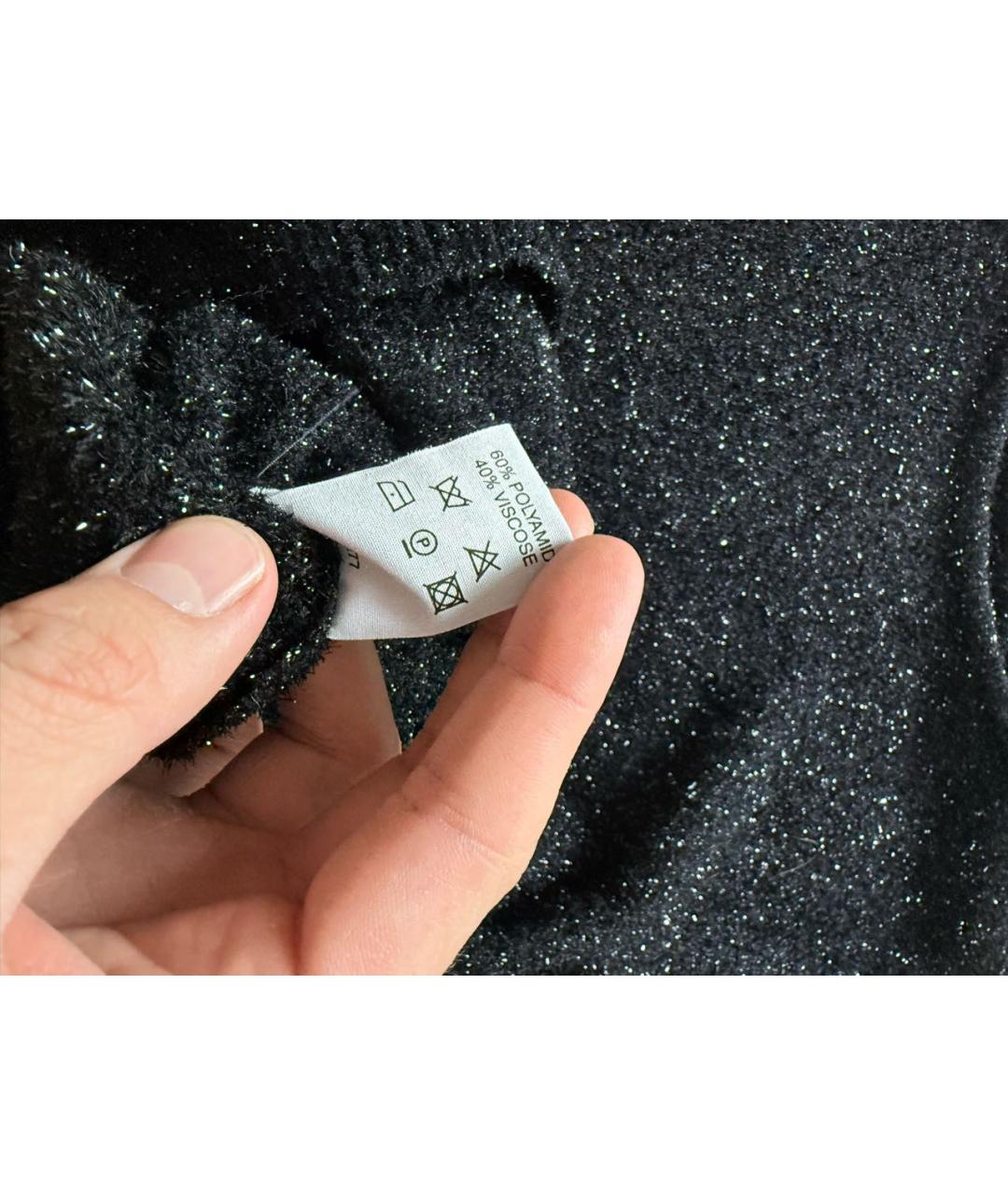 MCM Черный вискозный джемпер / свитер, фото 4