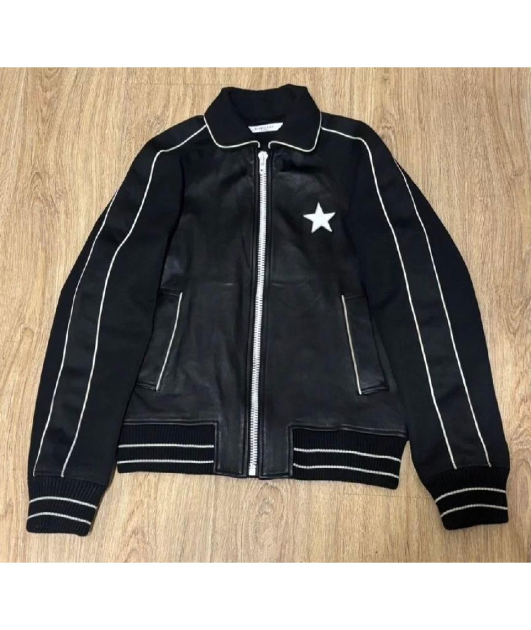 GIVENCHY Черная кожаная куртка, фото 8