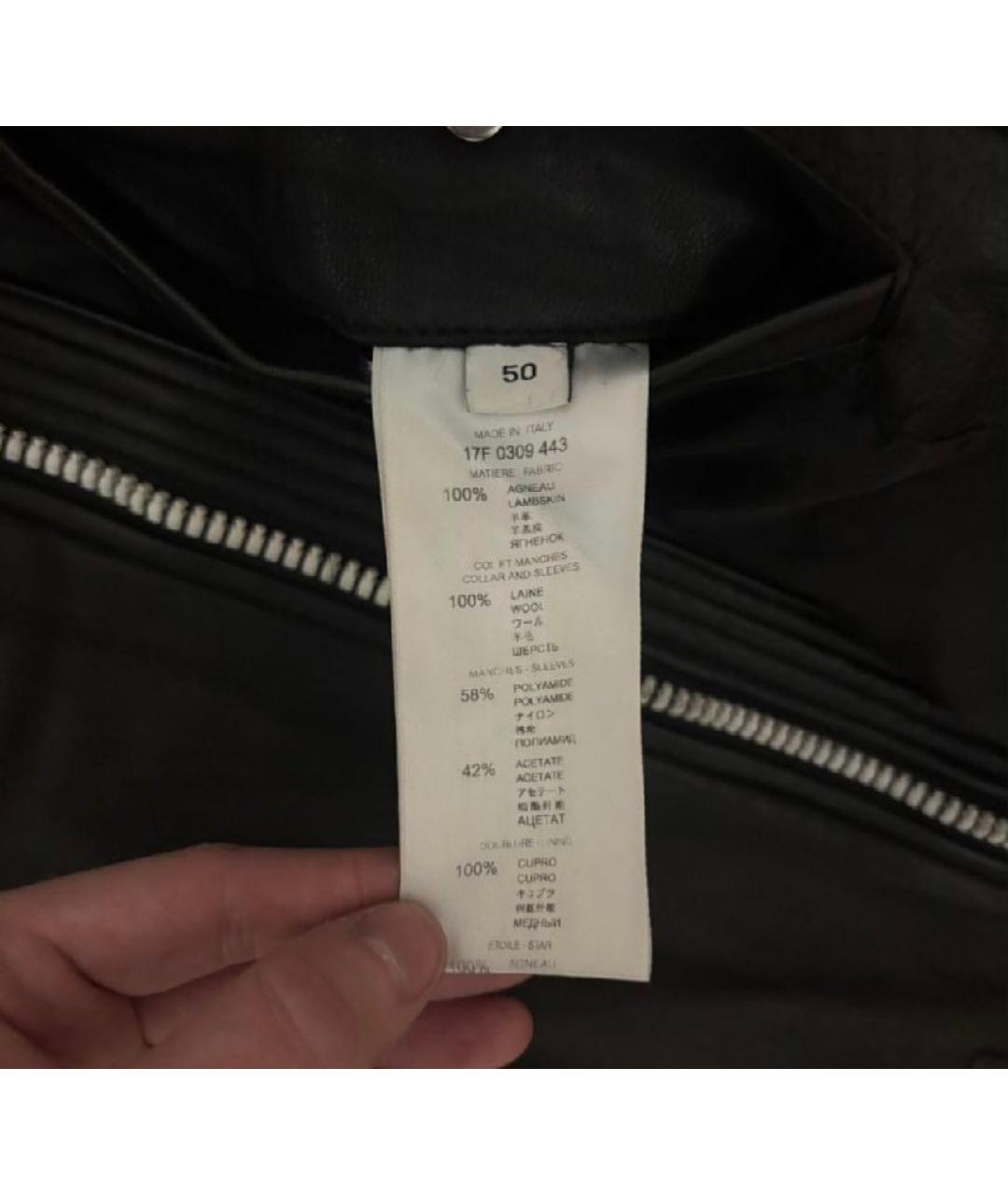 GIVENCHY Черная кожаная куртка, фото 6