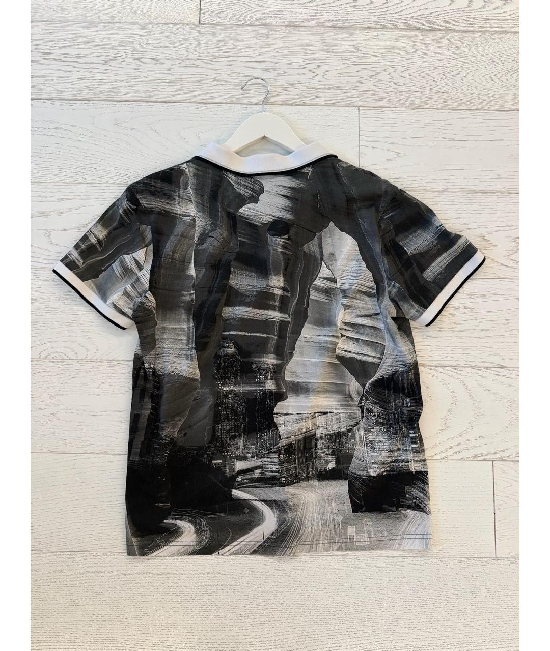 HUGO BOSS Черное хлопковое поло с коротким рукавом, фото 2