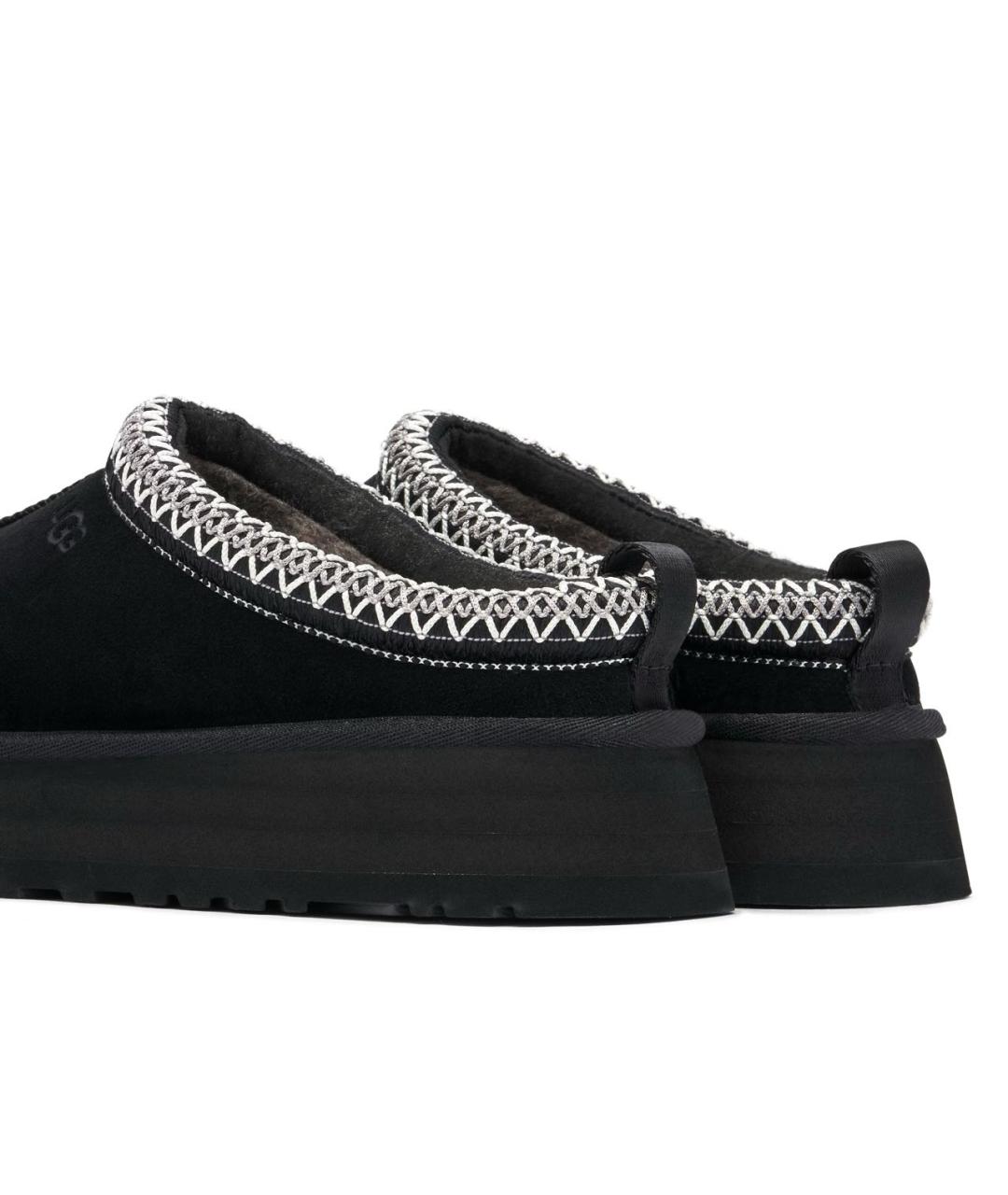 UGG AUSTRALIA Черные замшевые сабо, фото 3