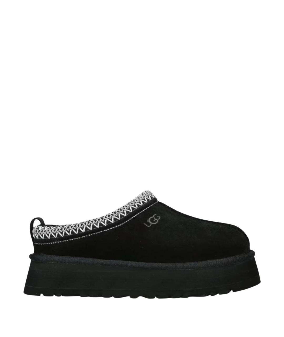 UGG AUSTRALIA Черные замшевые сабо, фото 1