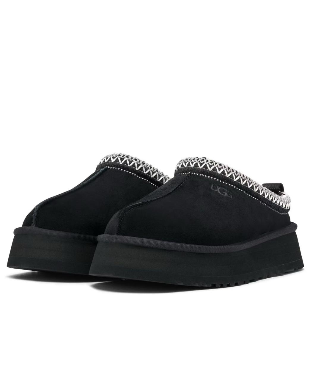 UGG AUSTRALIA Черные замшевые сабо, фото 6