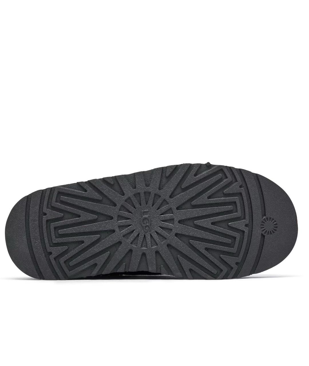 UGG AUSTRALIA Черные замшевые сабо, фото 7