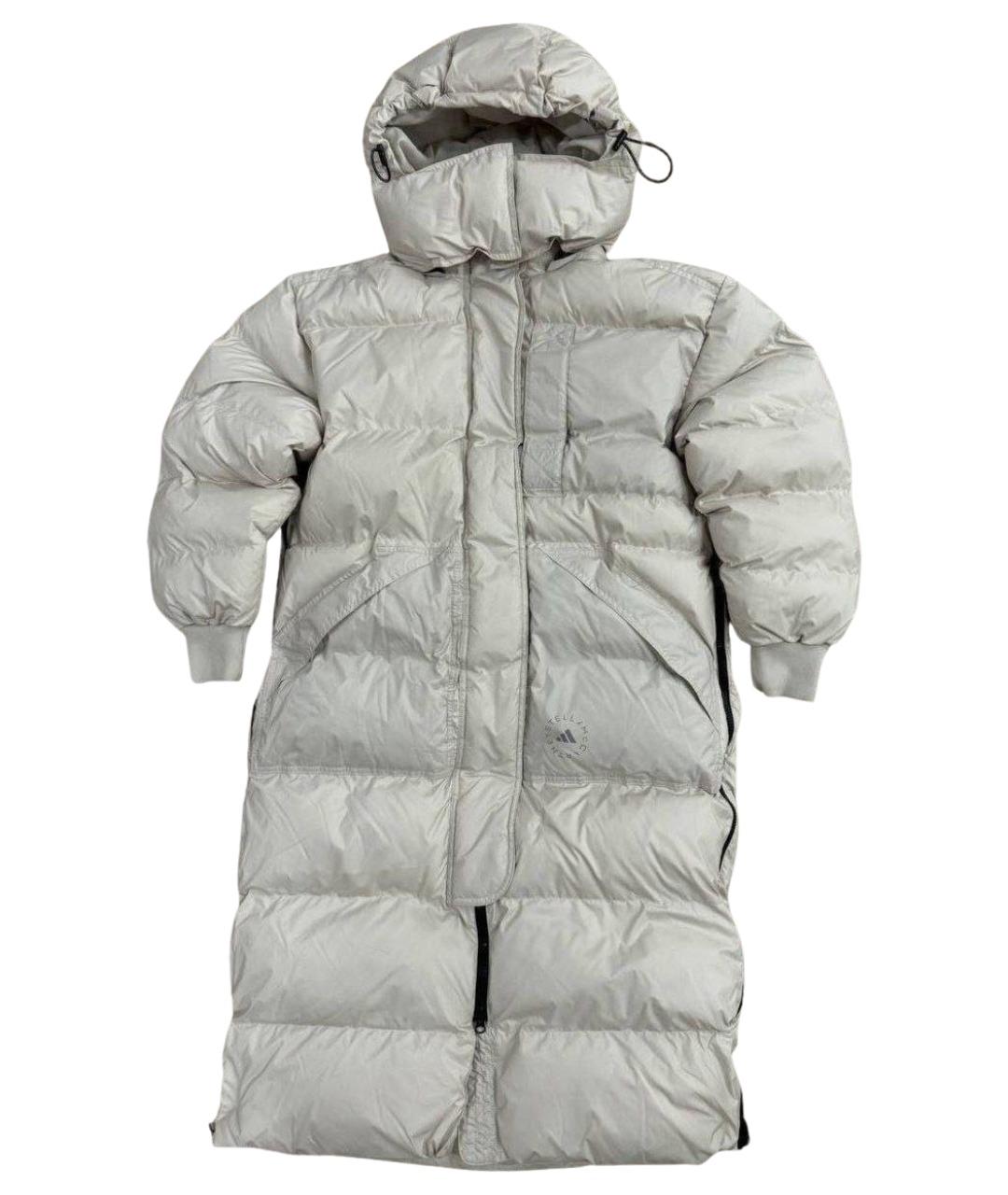 ADIDAS BY STELLA MCCARTNEY Бежевый полиэстеровый пуховик, фото 1