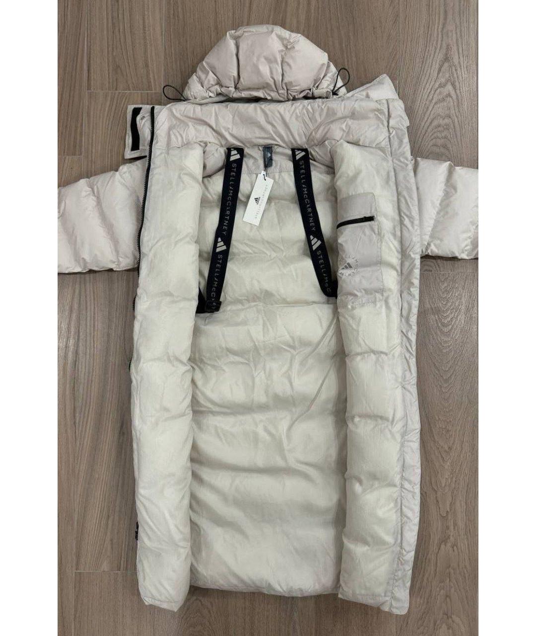 ADIDAS BY STELLA MCCARTNEY Бежевый полиэстеровый пуховик, фото 6