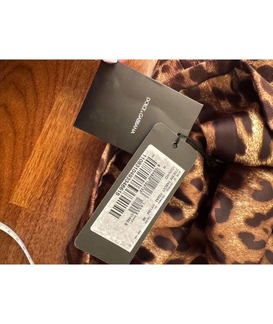 DOLCE&GABBANA Мульти шерстяная юбка мини, фото 8