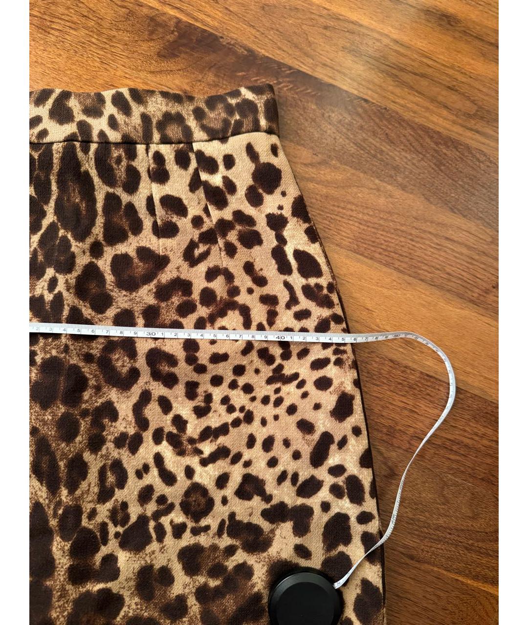 DOLCE&GABBANA Мульти шерстяная юбка мини, фото 5