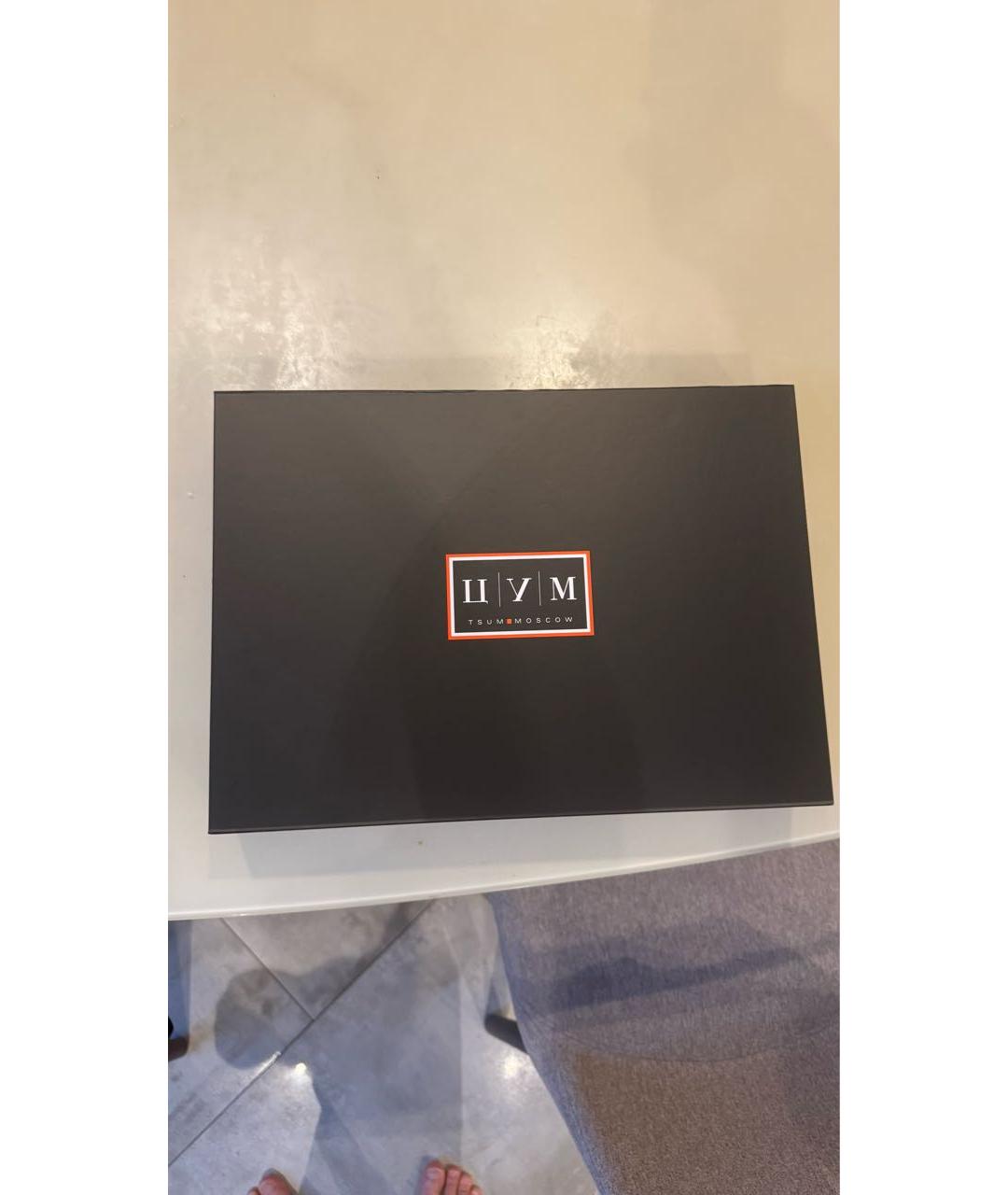 ZEGNA Темно-синий шарф, фото 5