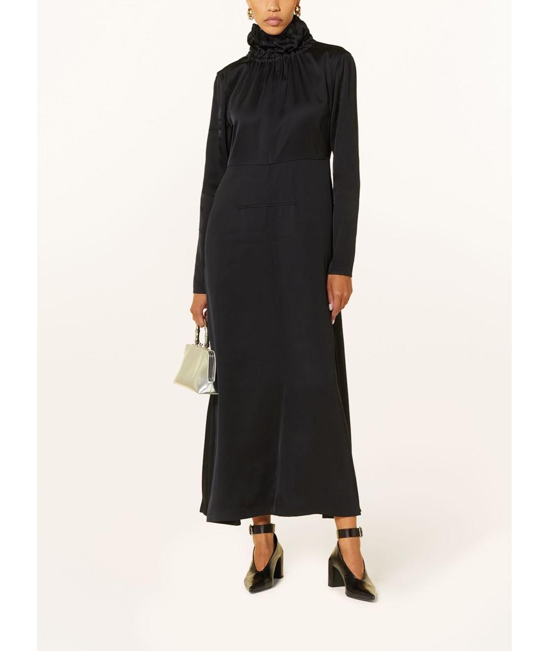 JIL SANDER Черное коктейльное платье, фото 3