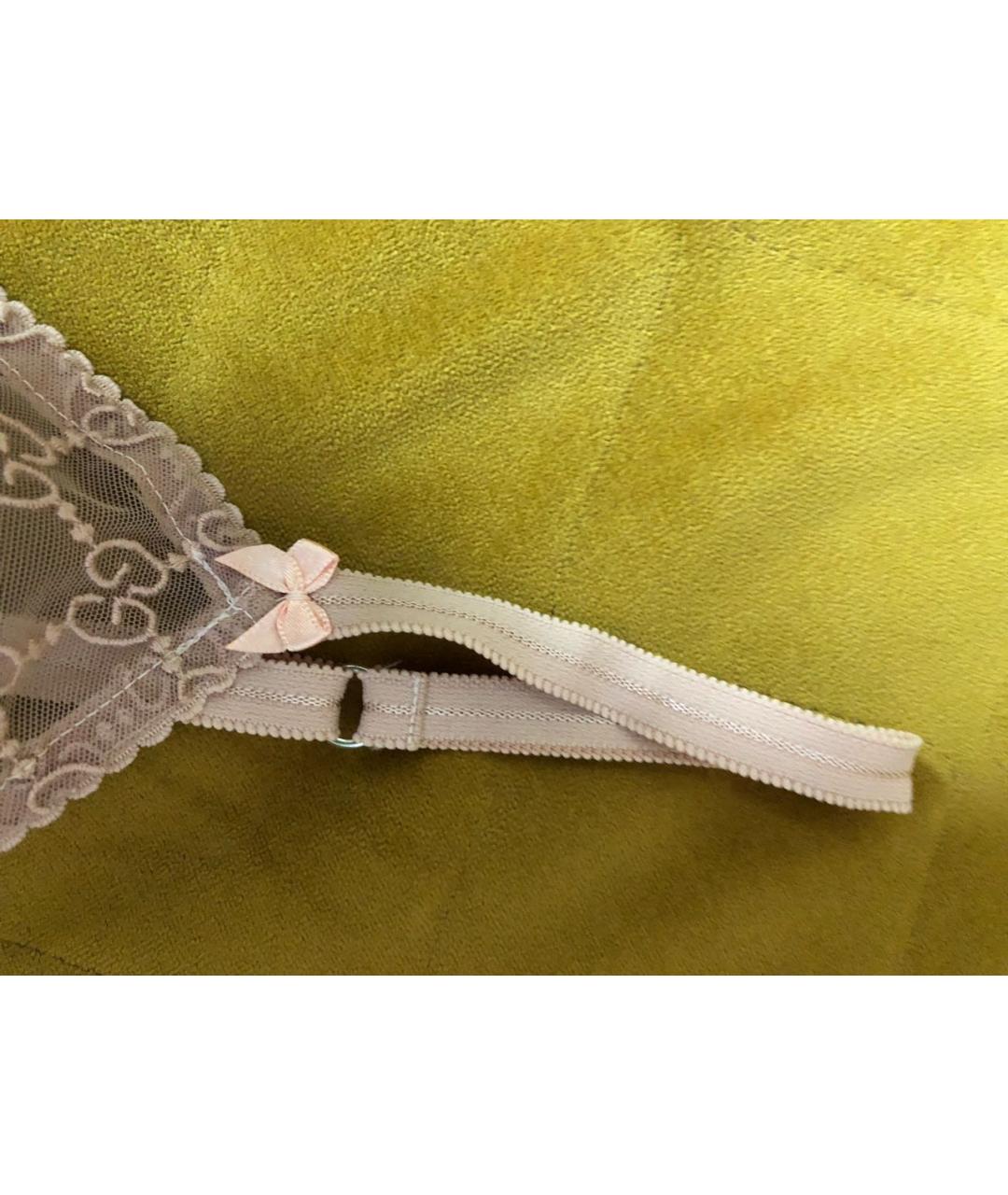 GUCCI Бежевое кружевное боди, фото 8