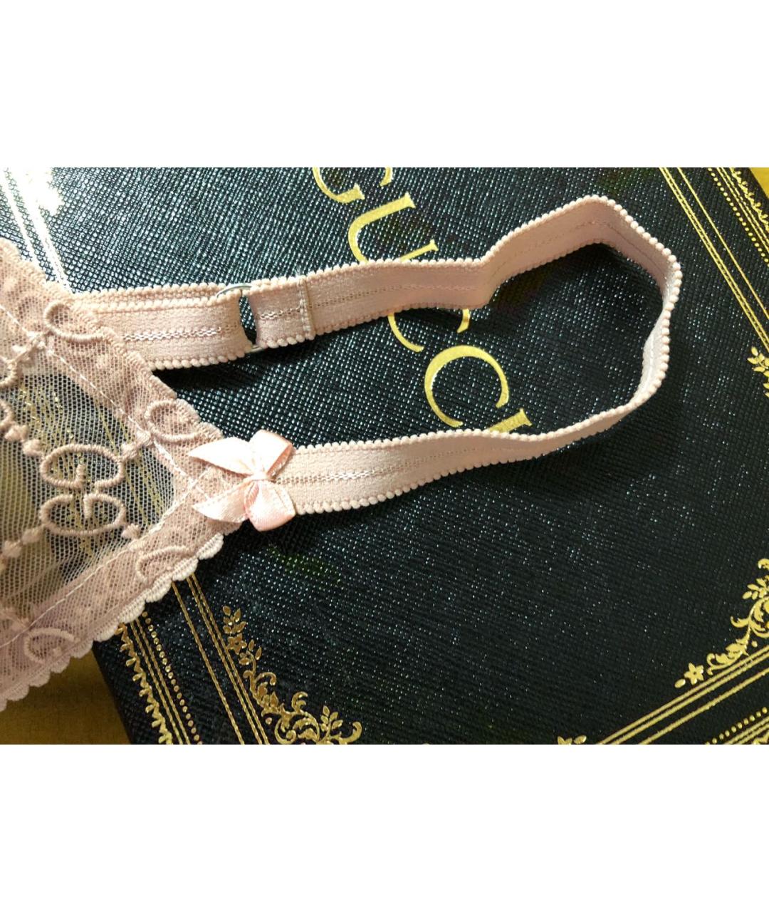 GUCCI Бежевое кружевное боди, фото 6