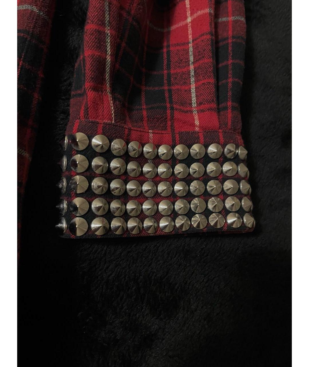 GUCCI Красная льняная классическая рубашка, фото 6