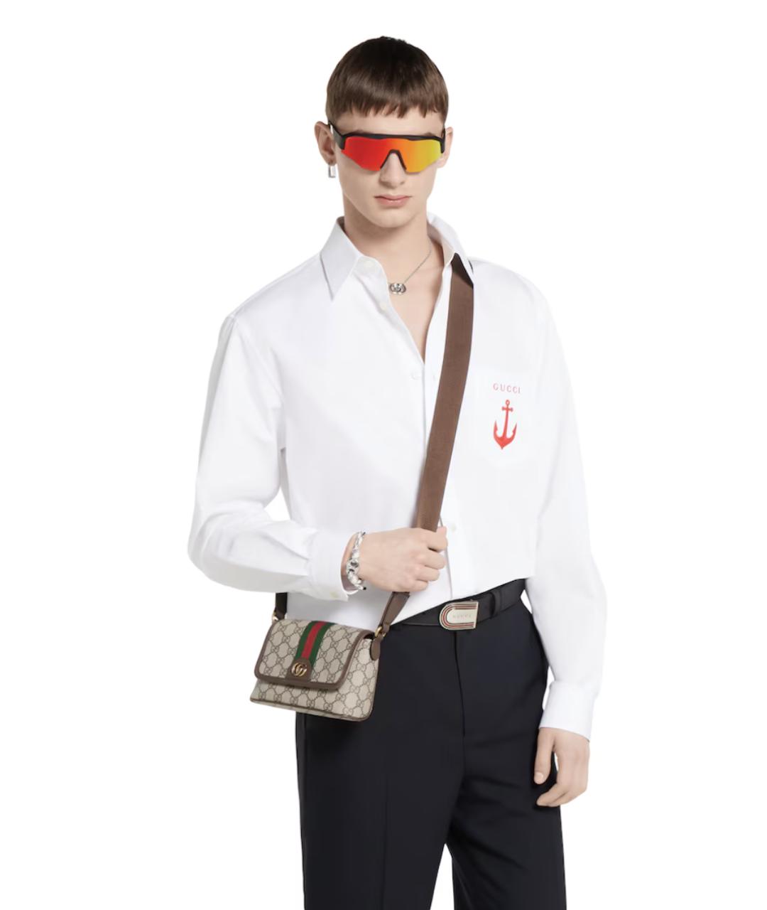 GUCCI Бежевая сумка на плечо, фото 3