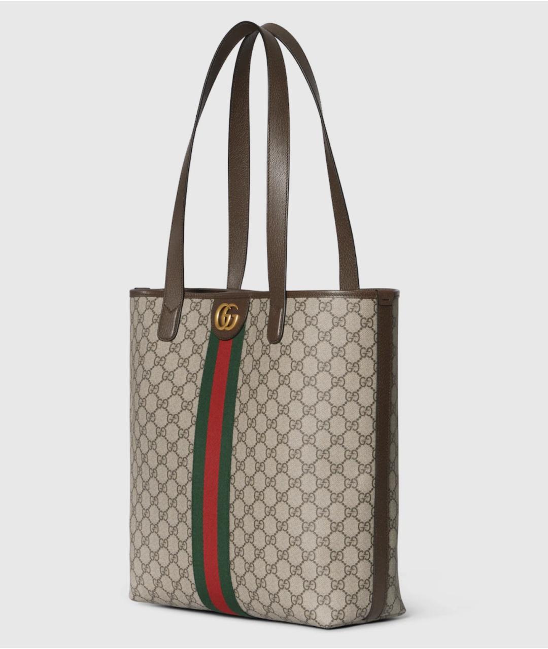 GUCCI Бежевая сумка тоут, фото 3