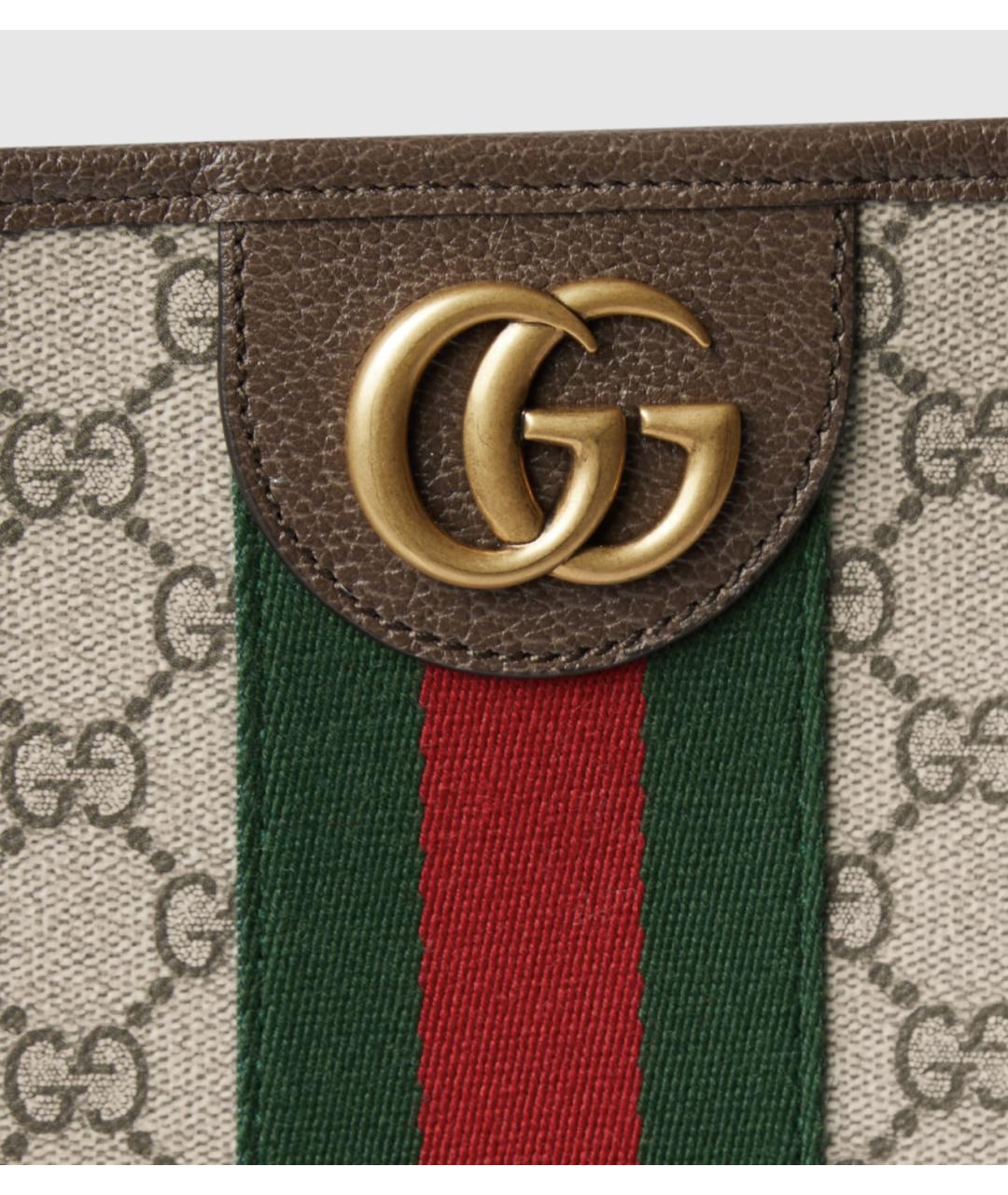GUCCI Бежевая сумка тоут, фото 5