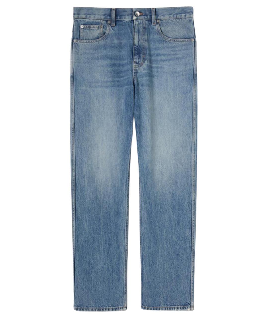 GUCCI Голубые хлопковые джинсы скинни, фото 1