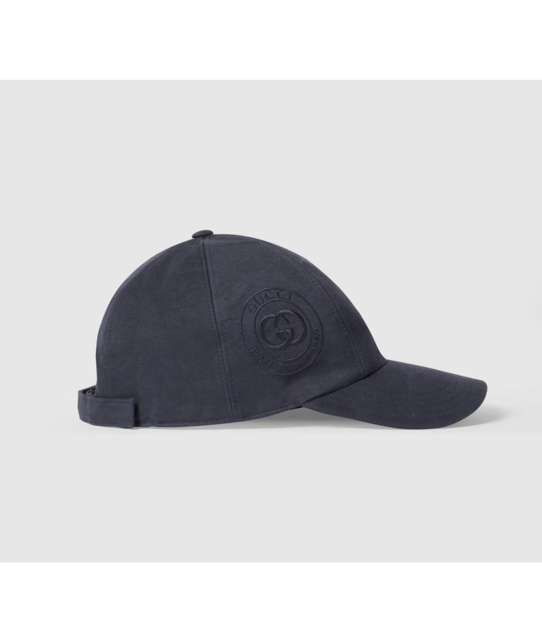 GUCCI Синяя хлопковая кепка/бейсболка, фото 4
