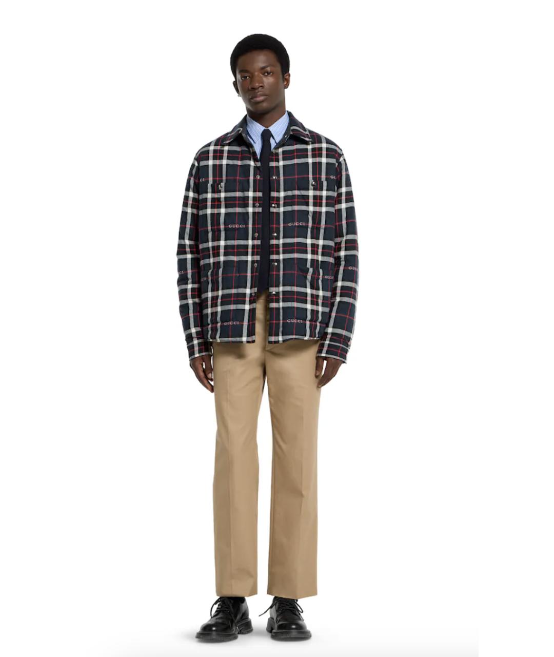 GUCCI Мульти хлопковая куртка, фото 2