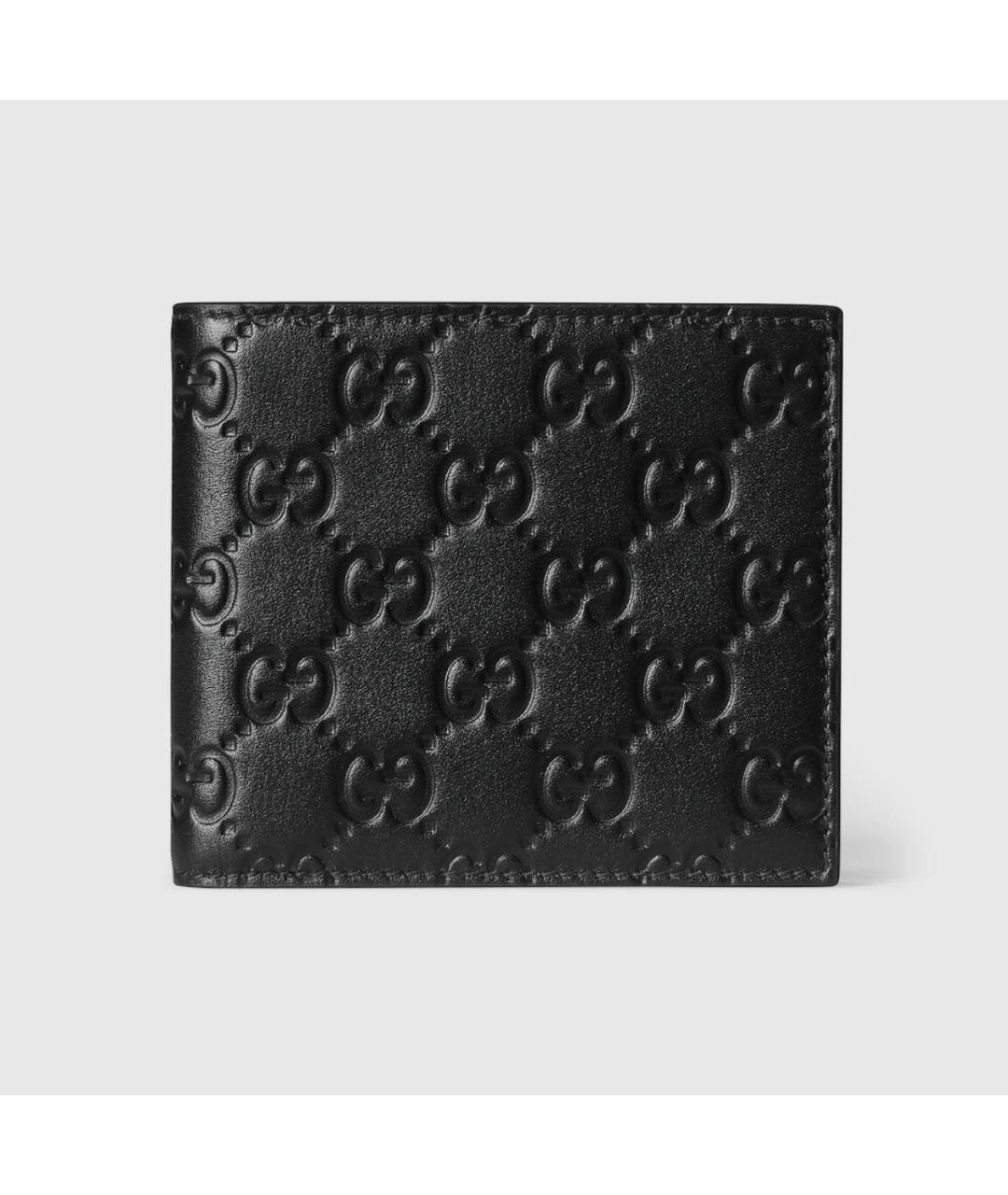 GUCCI Черный кожаный кошелек, фото 4
