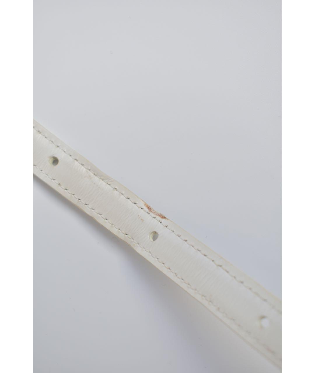 CELINE Белая кожаная сумка через плечо, фото 8