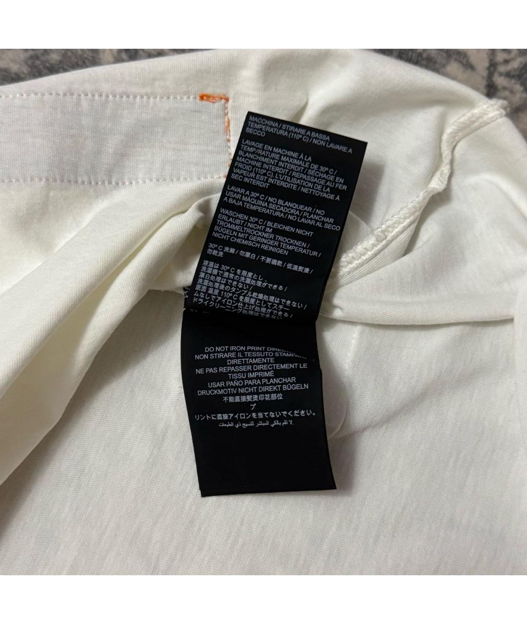 HERON PRESTON Белая хлопковая футболка, фото 7