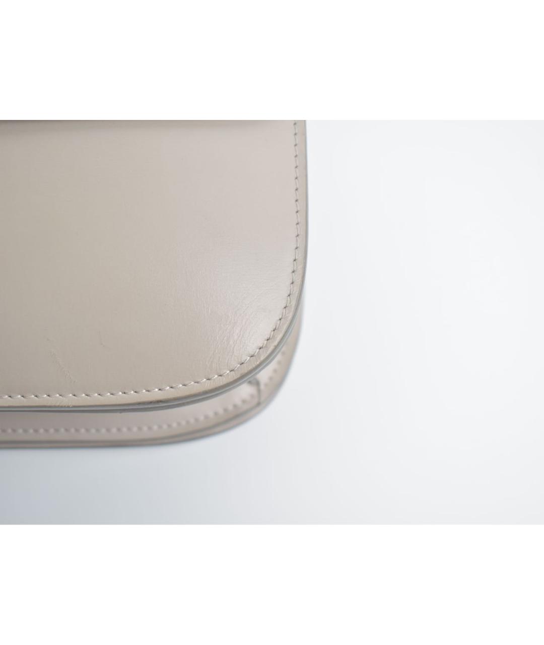 CELINE Серая кожаная сумка через плечо, фото 7