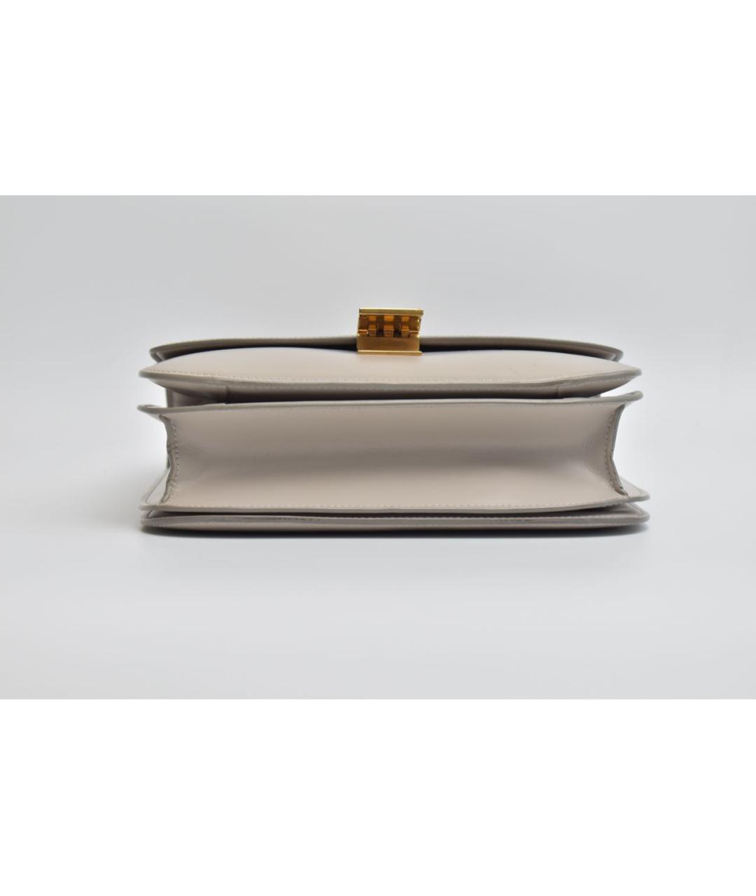 CELINE Серая кожаная сумка через плечо, фото 5