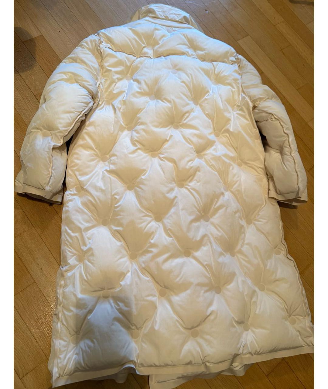 MAISON MARGIELA Белый полиэстеровый пуховик, фото 2