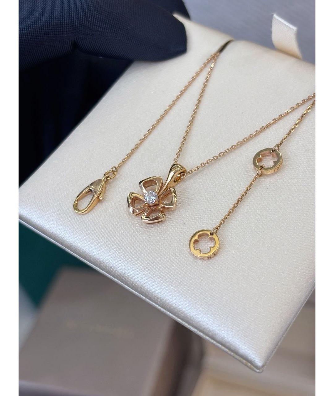 BVLGARI Розовое колье из розового золота, фото 3