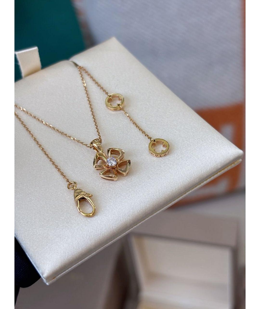 BVLGARI Розовое колье из розового золота, фото 4