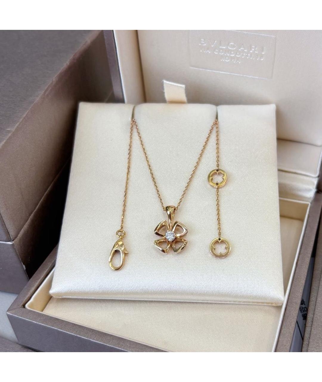 BVLGARI Розовое колье из розового золота, фото 7