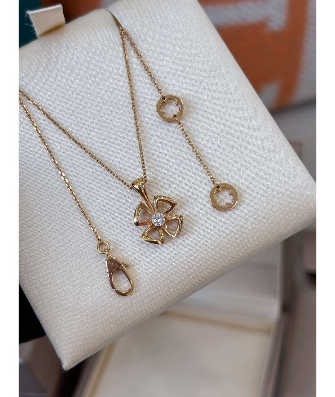 BVLGARI Розовое колье из розового золота, фото 2