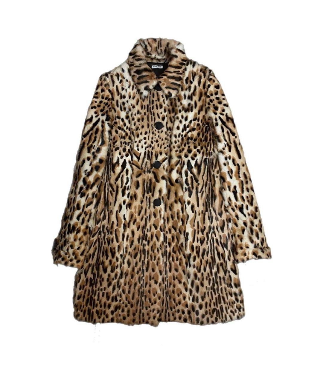 MIU MIU Меховая шуба, фото 8